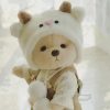 Handmade Teddy Bear Plush Doll with Outfit 30cm