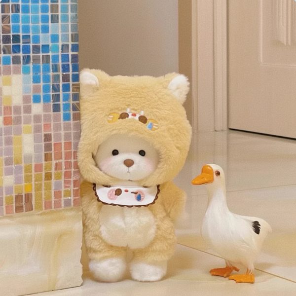Handmade Teddy Bear Plush Doll with Outfit 30cm