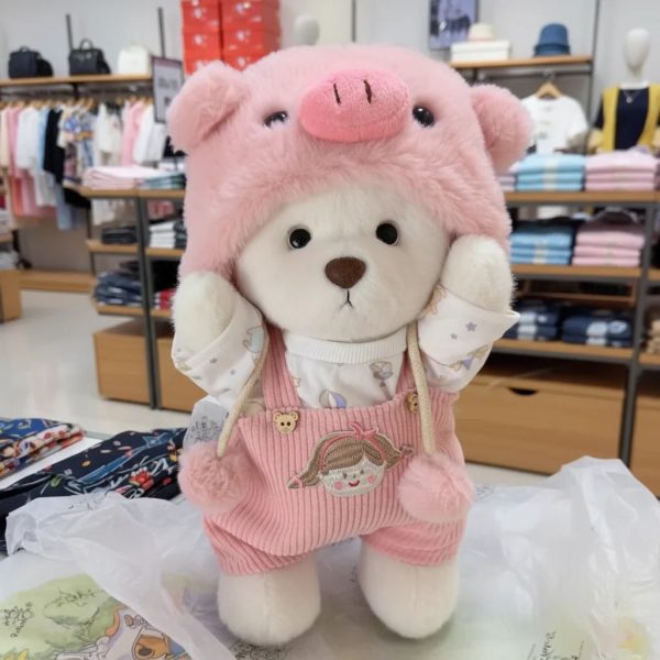 Handmade Teddy Bear Plush Doll with Outfit 30cm