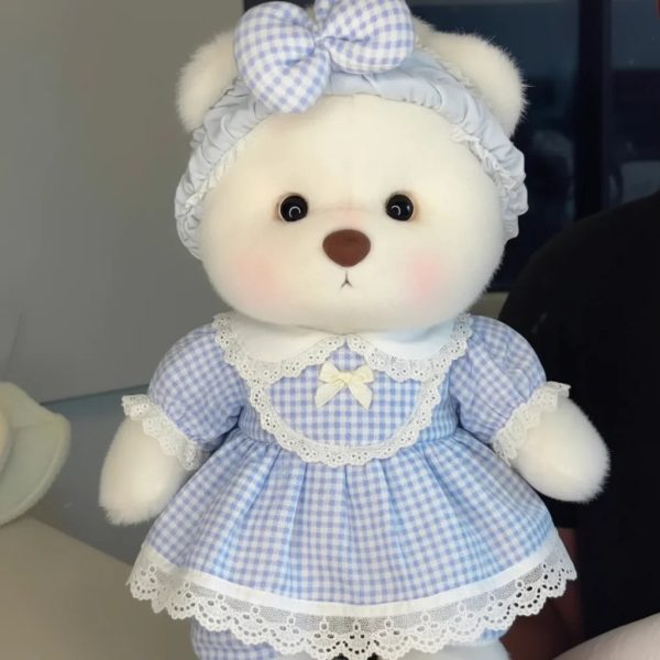 Handmade Teddy Bear Plush Doll with Outfit 30cm