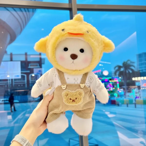 Handmade Teddy Bear Plush Doll with Outfit 30cm