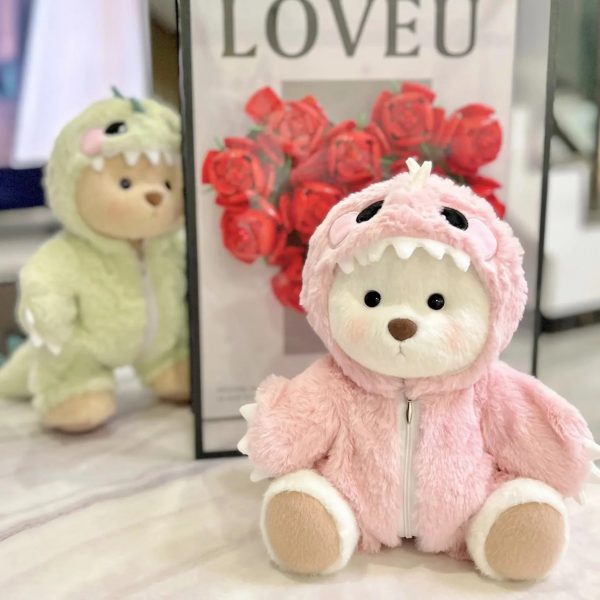 Handmade Teddy Bear Plush Doll with Outfit 30cm