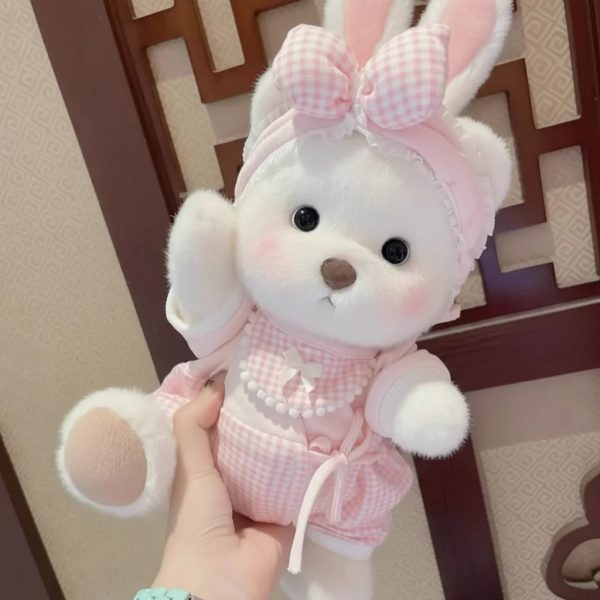 Handmade Teddy Bear Plush Doll with Outfit 30cm