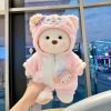 Handmade Teddy Bear Plush Doll with Outfit 30cm