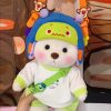 Handmade Teddy Bear Plush Doll with Outfit 30cm