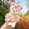 Handmade Teddy Bear Plush Doll with Outfit 30cm