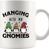 Hanging With My Gnomies Coffee Mug Funny Gardening Gift for Gardener Mom Dad