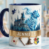 HaPo Wizard And Witch Castle - Personalized Accent Mug - Gift For Movie Fans NL122