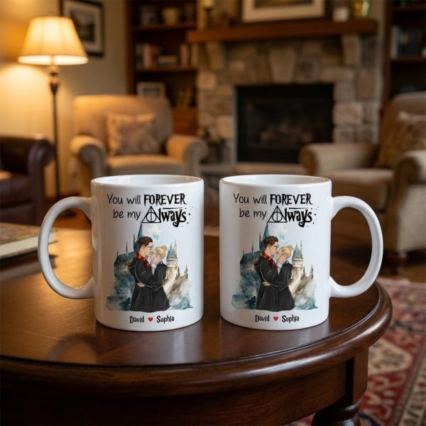 HaPo You Will Forever Be My Always - Personalized White Mug - Gift For Couple | CL20 HH01