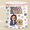 Happiness Is Being Chosen By A Pet - Dog & Cat Personalized Custom 3D Inflated Effect Printed Mug - Christmas Gift For Pet Owners, Pet Lovers