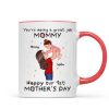 Happy 1st Mother's Day Mom And Kids Personalized Mug, Gift For Mom