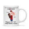 Happy 1st Mother's Day Mom And Kids Personalized Mug, Gift For Mom