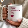 Happy Alentine's Day Heart Design - Personalized Custom Coffee Mug - CPL132_MG