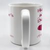 Happy Alentine's Day Heart Design - Personalized Custom Coffee Mug - CPL132_MG