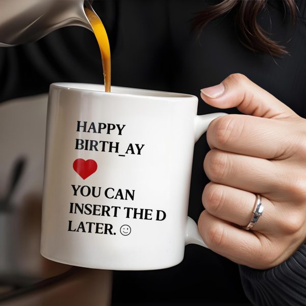 Happy Birthday Special Gift Love Heart - Personalized Custom Coffee Mug - CPL128_MG