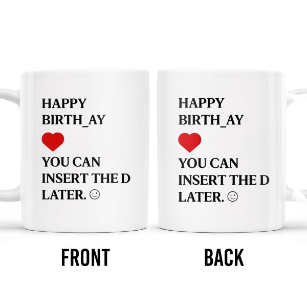Happy Birthday Special Gift Love Heart - Personalized Custom Coffee Mug - CPL128_MG
