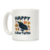 Happy Cawtumn Crow Parody Coffee Mug
