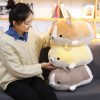 Happy Corgi Plush Dog Pillow Soft Stuffed Toy Gift
