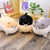 Happy Corgi Plush Dog Pillow Soft Stuffed Toy Gift