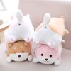 Happy Corgi Plush Dog Pillow Soft Stuffed Toy Gift