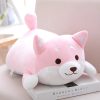 Happy Corgi Plush Dog Pillow Soft Stuffed Toy Gift