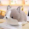 Happy Corgi Plush Dog Pillow Soft Stuffed Toy Gift