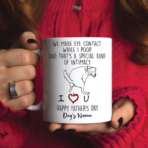 Happy Father's Day - Personalized White Mug - Gift For Dad