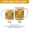 Happy Father's Day - Personalized White Mug - Gift For Dad