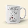 Happy Father's Day - Personalized White Mug - Gift For Dad