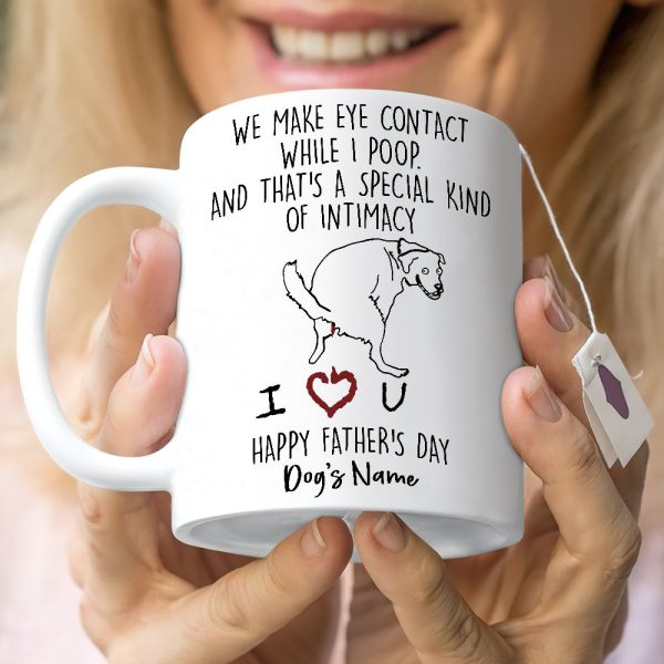 Happy Father's Day - Personalized White Mug - Gift For Dad