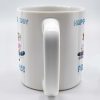 Happy Father's Day As A Family Of Three, Hearts And Family Design - Personalized Custom Coffee Mug - DAD107_MG