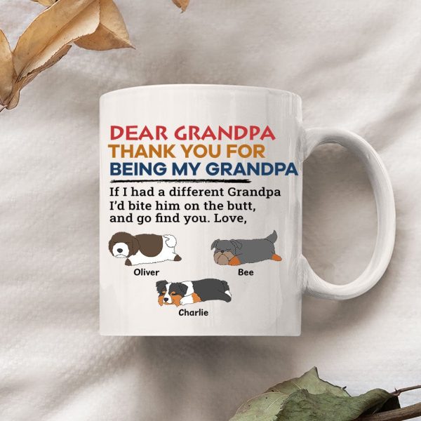 Happy Father's Day Bite The Butt Mug Personalized Gift HO82 890708