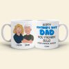 Happy Father's Day Dad You Freakin' Rule - Personalized White Mug - Gift for Dad - Family Guys
