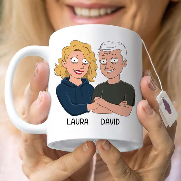 Happy Father's Day Dad You Freakin' Rule - Personalized White Mug - Gift for Dad - Family Guys