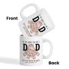 Happy Father's Day Fist Bump Personalized Mug