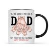Happy Father's Day Fist Bump Personalized Mug