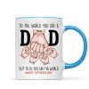 Happy Father's Day Fist Bump Personalized Mug
