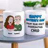 Happy Father's Day From Dad's Least Disappointing Child Personalized Coffee Mug