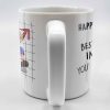 Happy Father's Day From The Best Long-Term Investment, Graph, Baby and Father - Personalized Custom Coffee Mug - DAD196_MG