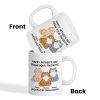 Happy Father's Day From Your Favorite Unemployed Freeloader, Funny Personalized Mug For Cat Dads