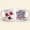 Happy Father's Day, Funny Personalized Coffee Mug White Mug, Gift For Dad Mom