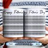 Happy Father's Day Geometric Patterns - Personalized Custom Coffee Mug - DAD216_MG