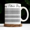 Happy Father's Day Geometric Patterns - Personalized Custom Coffee Mug - DAD216_MG