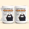 Happy Father's Day Human Servant - Personalized Mug for Cat Dad