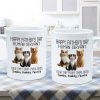 Happy Father's Day Human Servant Cartoon Funny Cats Personalized Mug, Gift For Cat Dad
