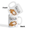 Happy Father's Day Human Servant Naughty Cats Personalized Mug