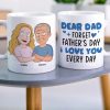 Happy Father's Day I Love You 10ACQN020523 Funny Personalized White Mug Gift for Dad
