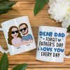 Happy Father's Day I Love You 10ACQN020523 Funny Personalized White Mug Gift for Dad