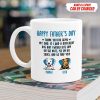 Happy Father's Day Thank You For Being My Dad Dog Coffee Mug TA29 888248