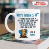 Happy Father's Day Thank You For Being My Dad Dog Coffee Mug TA29 888248